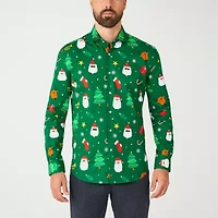 Opposuits Festive Mens Long Sleeve Dress Shirt