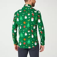 Opposuits Festive Mens Long Sleeve Dress Shirt