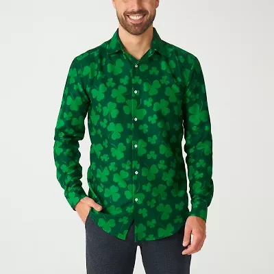 Suitmeister St. Patrick'S Day Mens Long Sleeve Dress Shirt