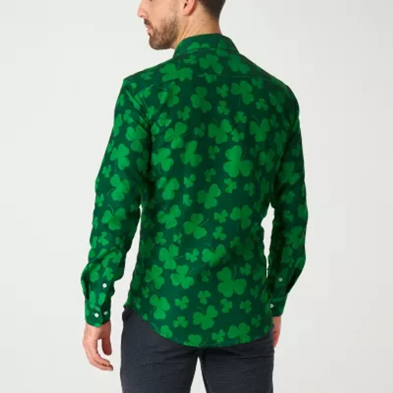 Suitmeister St. Patrick'S Day Mens Long Sleeve Dress Shirt