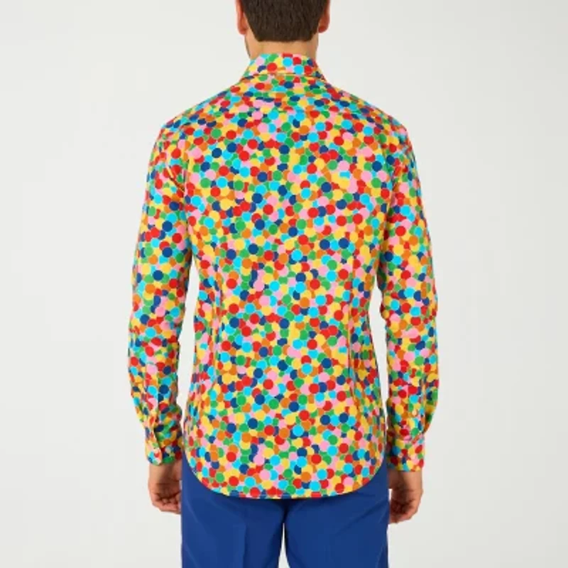 Opposuits Confetti Mens Long Sleeve Dress Shirt
