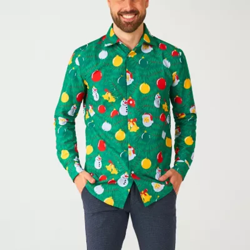 Suitmeister Mens Long Sleeve Dress Shirt