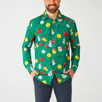 Suitmeister Mens Long Sleeve Dress Shirt