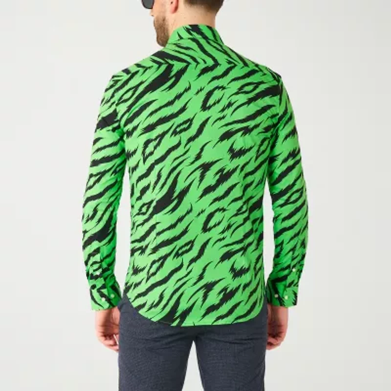 Opposuits Wild Animal Mens Long Sleeve Dress Shirt
