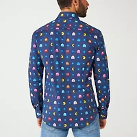 Opposuits Mens Pacman Long Sleeve Dress Shirt
