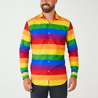 Suitmeister Rainbow Mens Long Sleeve Dress Shirt