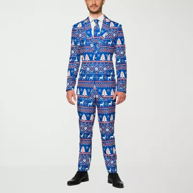 Suitmeister Christmas Mens 3-pc. Suit Set
