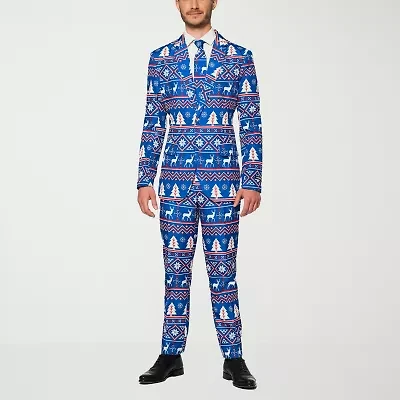 Suitmeister Christmas Mens 3-pc. Suit Set