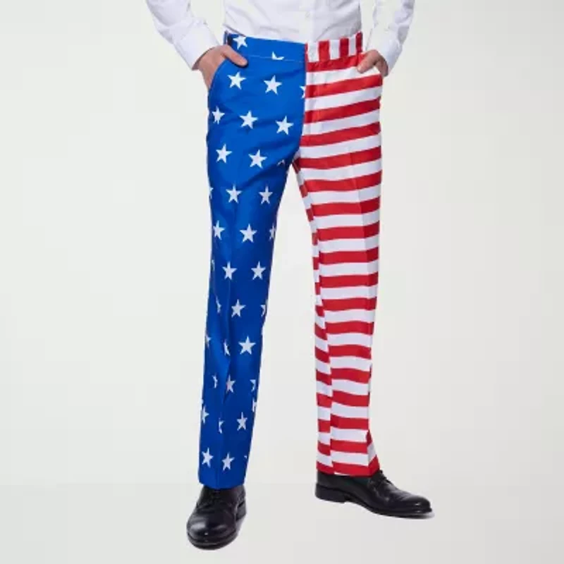 Suitmeister Usa Flag Mens 3-pc. Suit Set