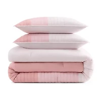 Gaiam Microfiber Percale 3 Piece Comforter