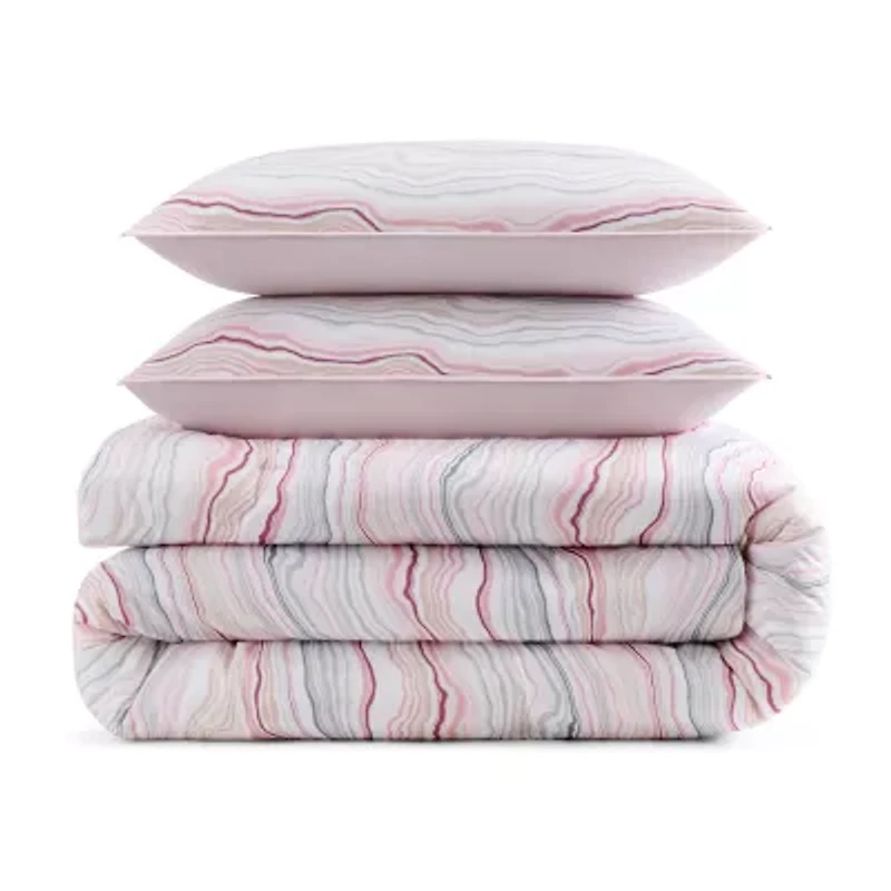 Gaiam Microfiber Percale 3 Piece Comforter