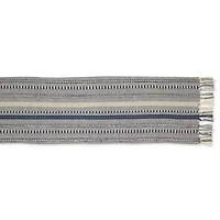 Design Imports French Blue Braided Stripe Table Runner