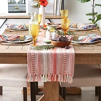 Design Imports Spice Braided Stripe Table Runner