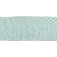 Design Imports Aqua Handloom Chevron Table Runner