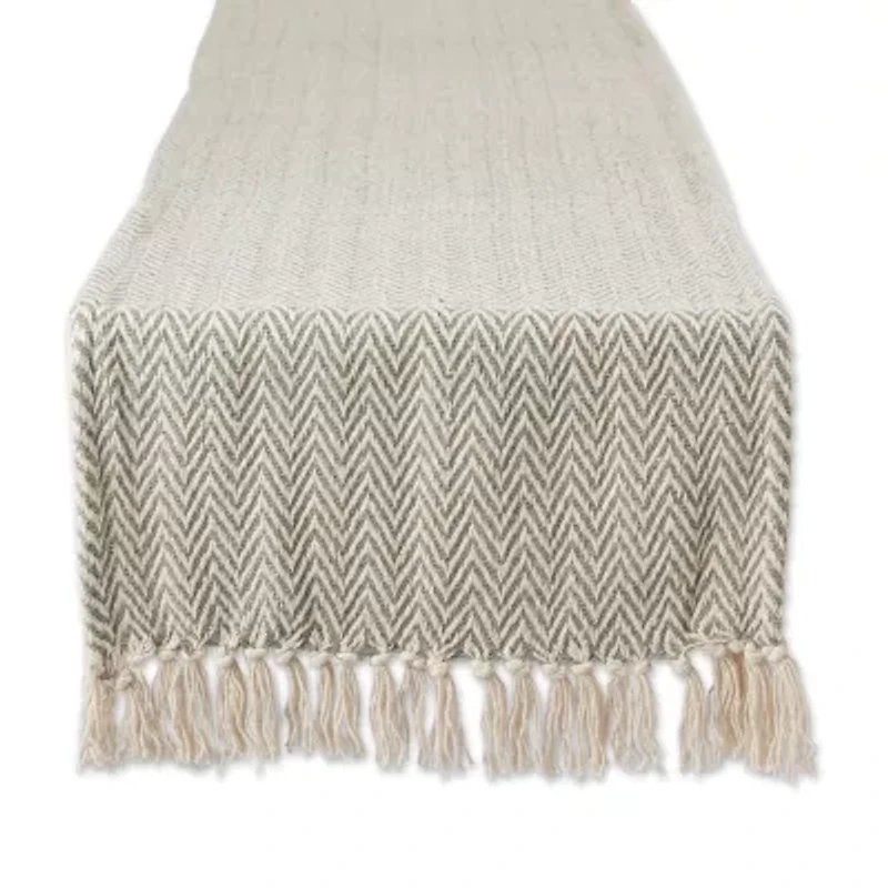 Design Imports Artichoke Chevron Table Runner