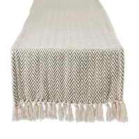 Design Imports Artichoke Chevron Table Runner