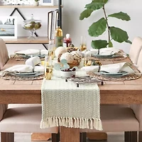 Design Imports Artichoke Chevron Table Runner