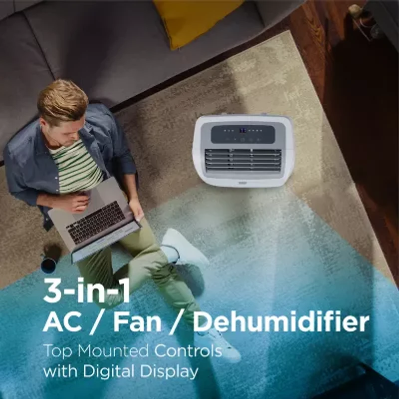 Black+Decker Btu Portable Air Conditioner With Remote Control White