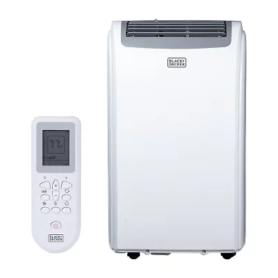 Black+Decker 14000 Btu Portable Air Conditioner With Remote Control White