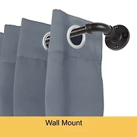 Kenney Adler Indoor/Outdoor Wrap Around 5/8 Adjustable Curtain Rod