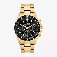 Armitron All Sport Mens Gold Tone Stainless Steel Bracelet Watch 20/5351bkgp