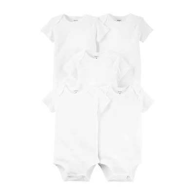 Carter's Baby Unisex Crew Neck Short Sleeve 5-pc. Bodysuit