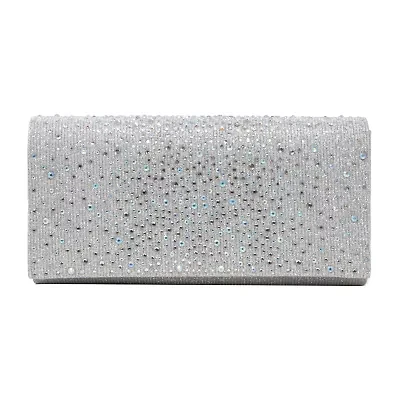Gunne Sax by Jessica McClintock Chloe Scattered Stones Clutch Evening Bag