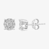 Effy  Womens 1/2 CT. T.W. Natural White Diamond Sterling Silver Round 2-pc. Jewelry Set