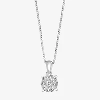 Effy  Womens 1/2 CT. T.W. Natural White Diamond Sterling Silver Round 2-pc. Jewelry Set