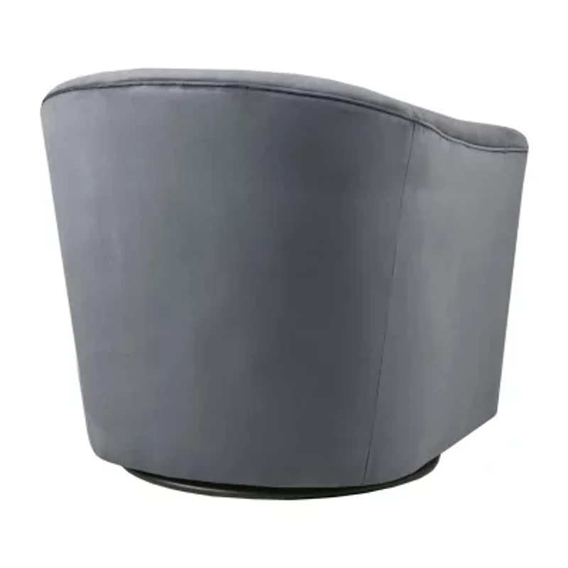 Madison Park Raleigh Swivel Barrel Chair