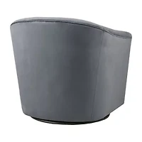 Madison Park Raleigh Swivel Barrel Chair