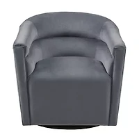 Madison Park Raleigh Swivel Barrel Chair