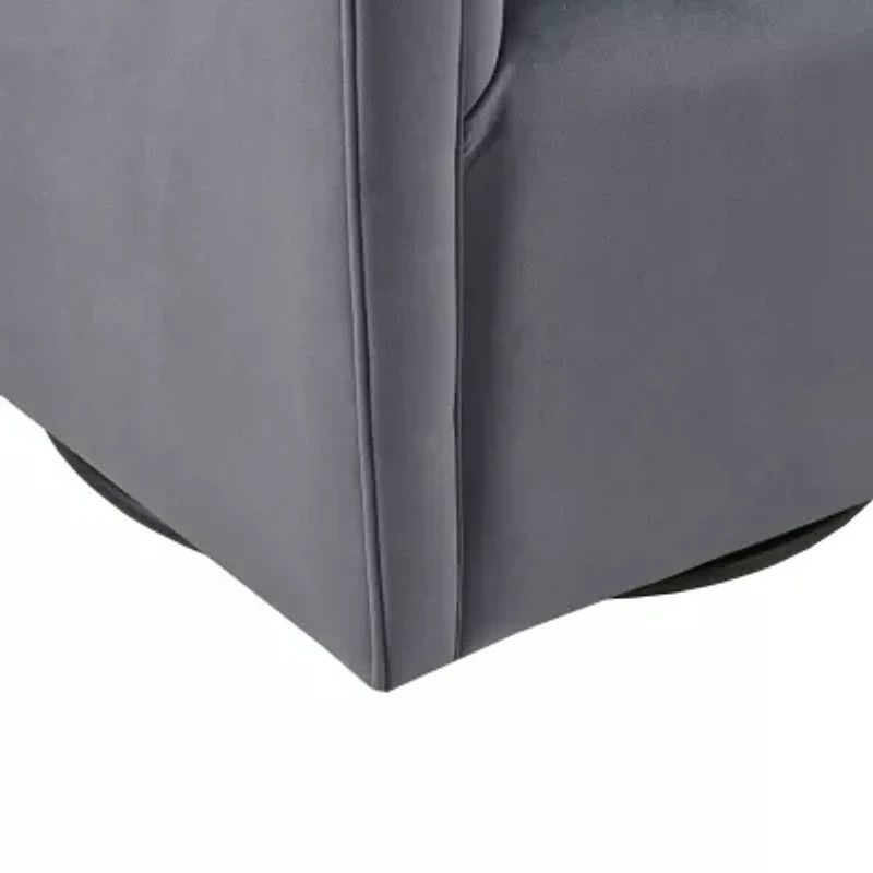 Madison Park Raleigh Swivel Barrel Chair