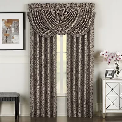 Queen Street Rod Pocket Light-Filtering Set of 2 Curtain Panel