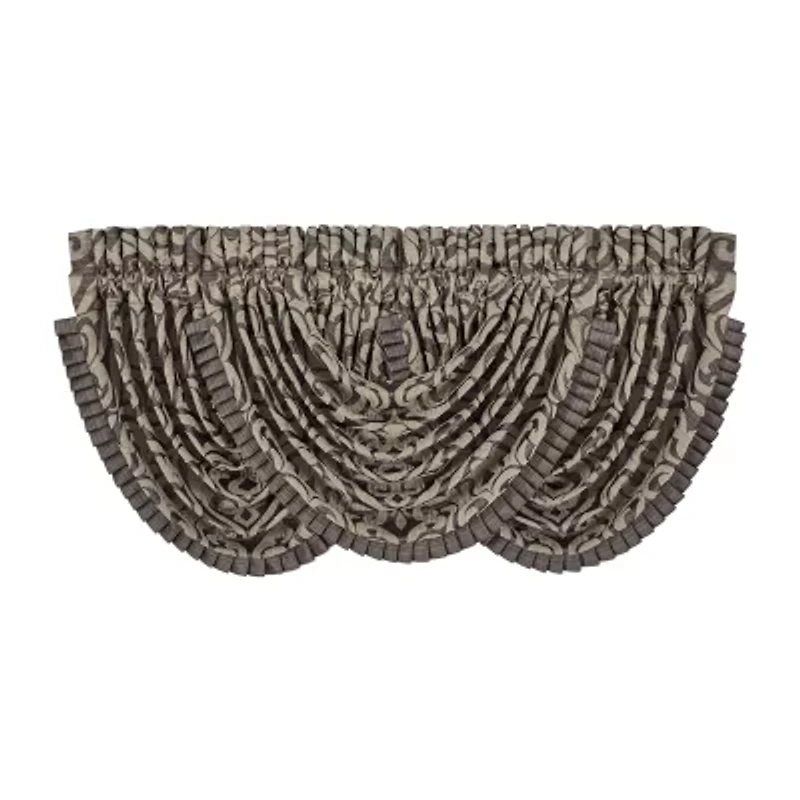 Queen Street Rod Pocket Waterfall Valance