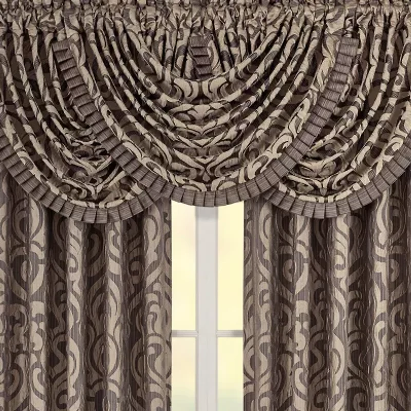Queen Street Rod Pocket Waterfall Valance