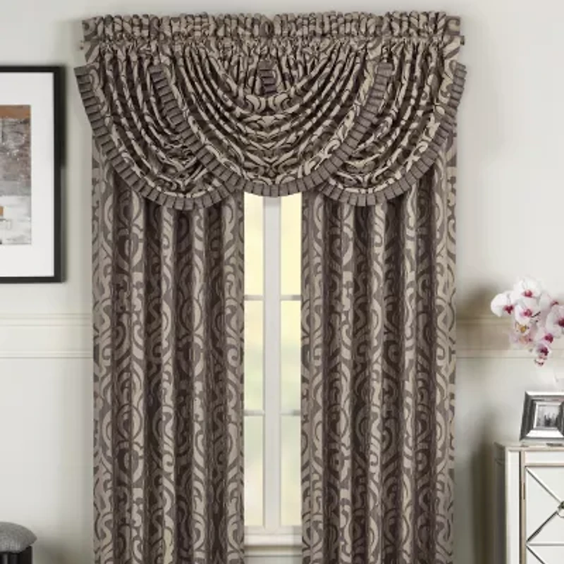Queen Street Rod Pocket Waterfall Valance