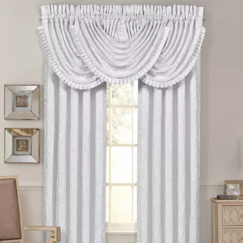 Queen Street Rod Pocket Waterfall Valance