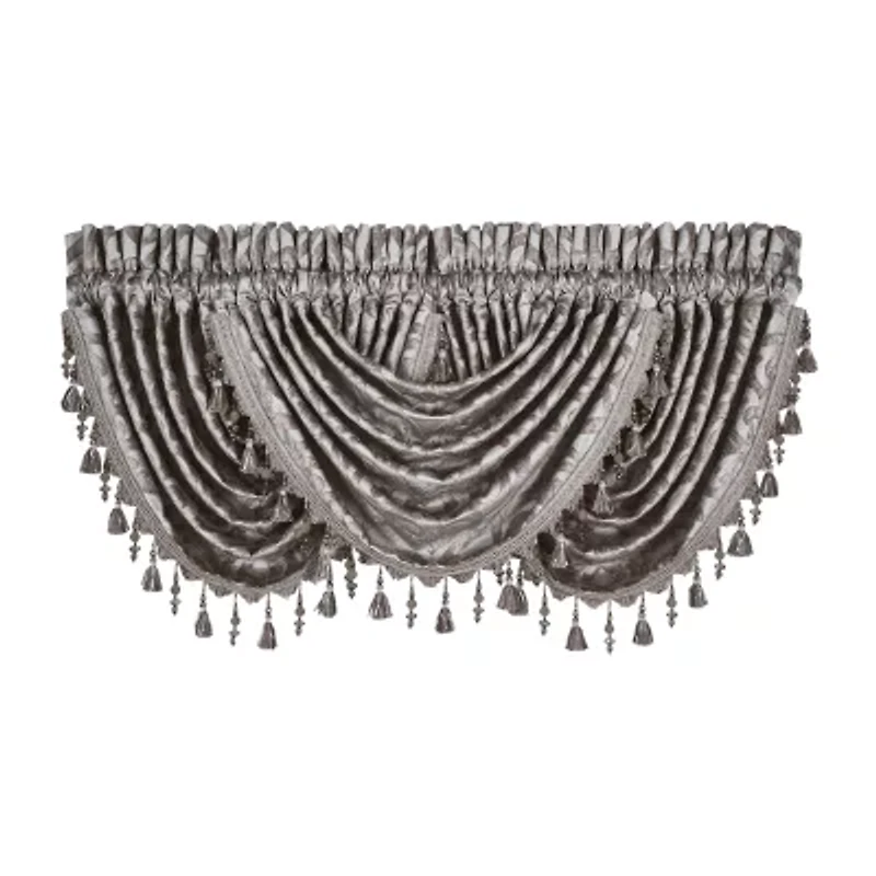 Queen Street Sarah Rod Pocket Waterfall Valance