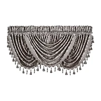 Queen Street Sarah Rod Pocket Waterfall Valance