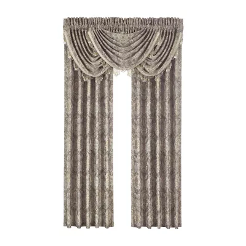 Queen Street Paulina Rod Pocket Light-Filtering Set of 2 Curtain Panel