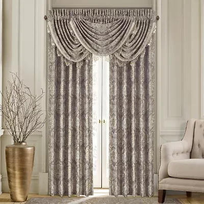 Queen Street Paulina Rod Pocket Light-Filtering Set of 2 Curtain Panel