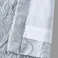 Queen Street Madeline Rod Pocket Light-Filtering Set of 2 Curtain Panel