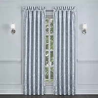 Queen Street Madeline Rod Pocket Light-Filtering Set of 2 Curtain Panel