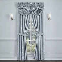 Queen Street Madeline Rod Pocket Light-Filtering Set of 2 Curtain Panel