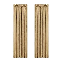 Queen Street Neopolitano Rod Pocket Light-Filtering Set of 2 Curtain Panel