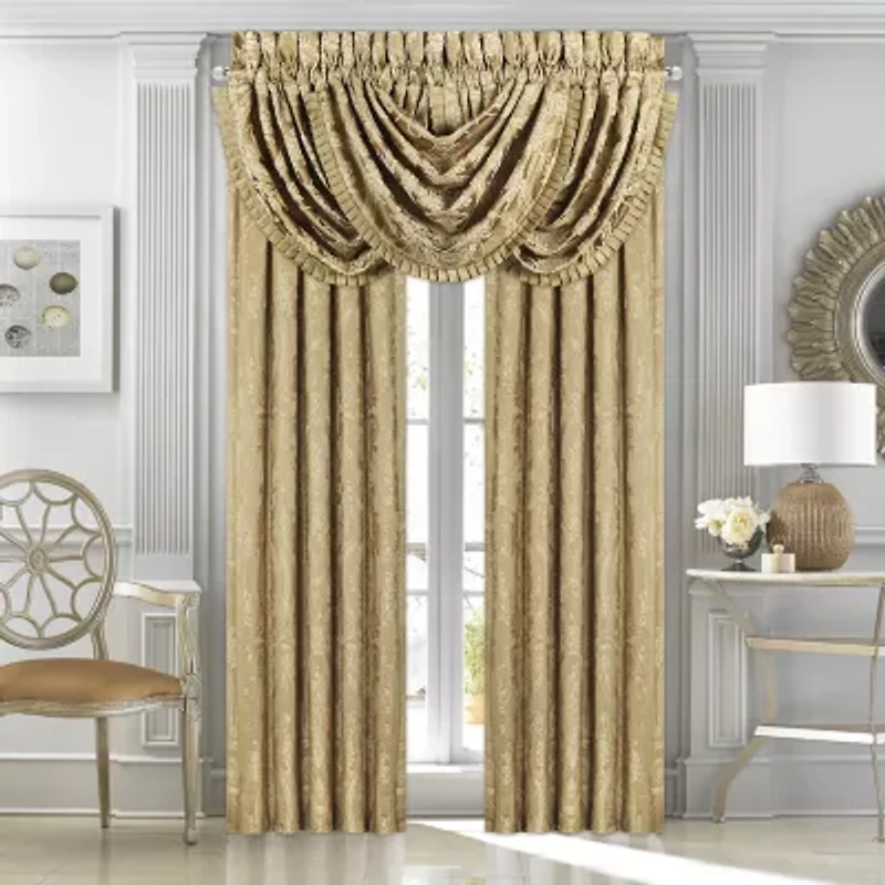 Queen Street Neopolitano Rod Pocket Light-Filtering Set of 2 Curtain Panel