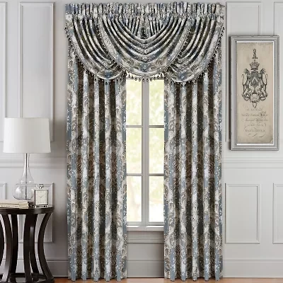 Queen Street Clorinda Rod Pocket Light-Filtering Set of 2 Curtain Panel