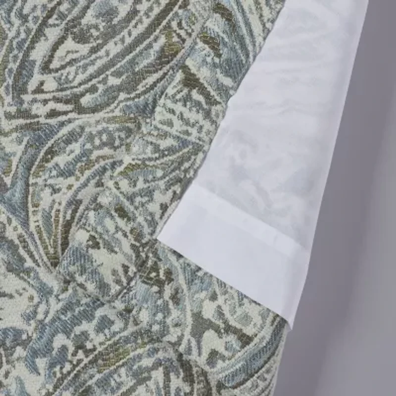 Queen Street Garrison Rod Pocket Light-Filtering Set of 2 Curtain Panel