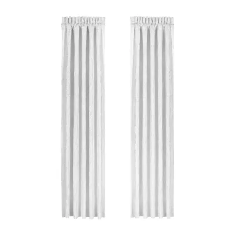 Queen Street Britney Rod Pocket Light-Filtering Set of 2 Curtain Panel